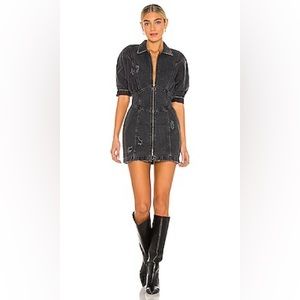 Retrofete REVOLVE Miley Onyx denim dress